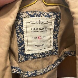 Khaki 100% Cotton Jacket